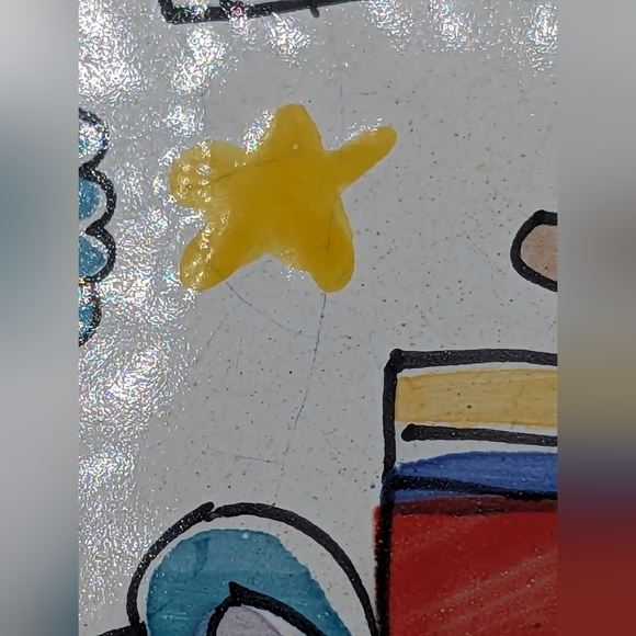 Vintage Italian Red Clay Pottery DeSimone Vietri Cubist Angel 15” Oval Platter - Picture 13 of 14